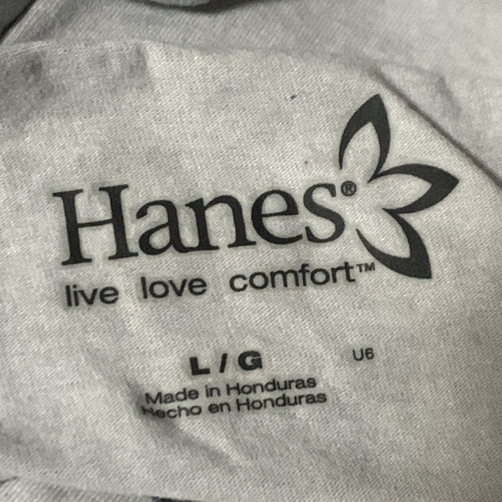 Hanes Comfort Cheetah Abstract T-shirt Large L - Picture 4 of 5
